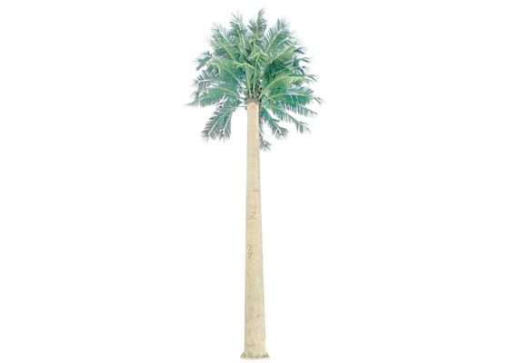 Monopole 30m Camouflaged Palm Tree Cell Tower ISO9001 Approved