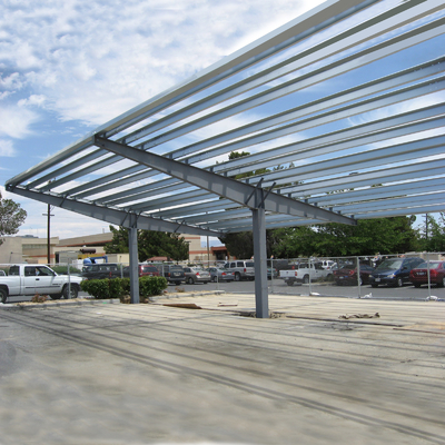 Large Galvanized Steel Solar Panel Photovoltaic Support Structures